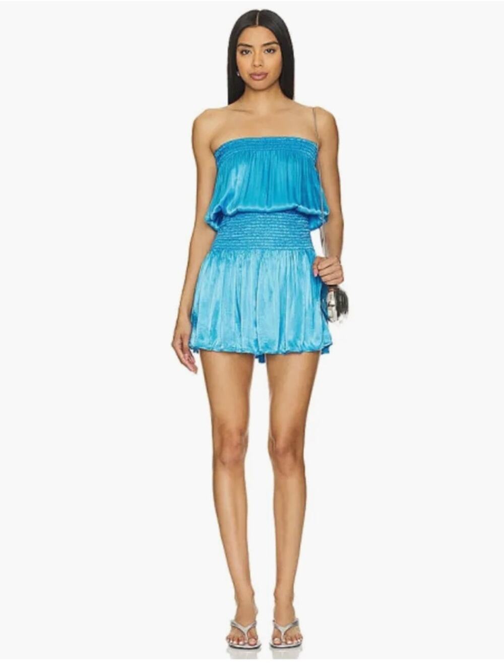 Rays for Days x REVOLVE Mila Dress Sz S azure blue